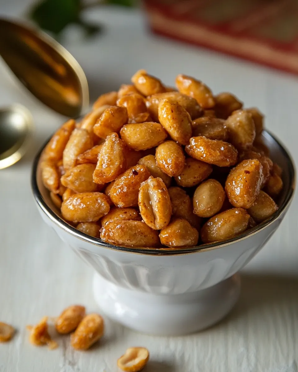 Salt Roasted Candied Peanuts