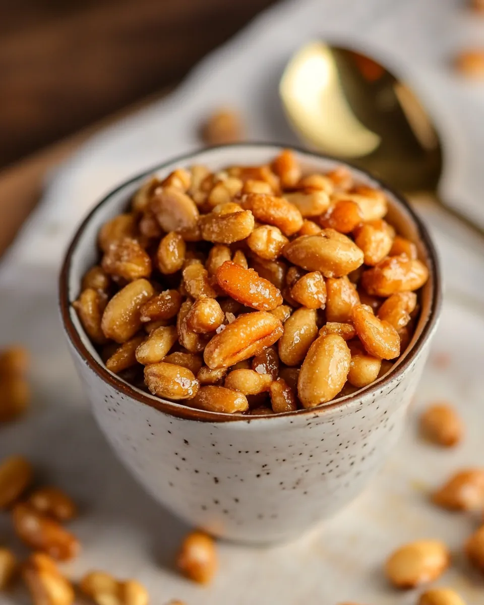 Salt Roasted Candied Peanuts