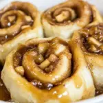 Salted Caramel Apple Cinnamon Rolls