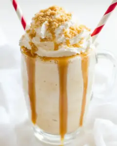 Salted Caramel Snickerdoodle Milkshake