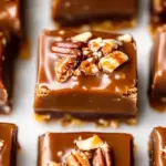 Salted Caramel Turtle Fudge Bars