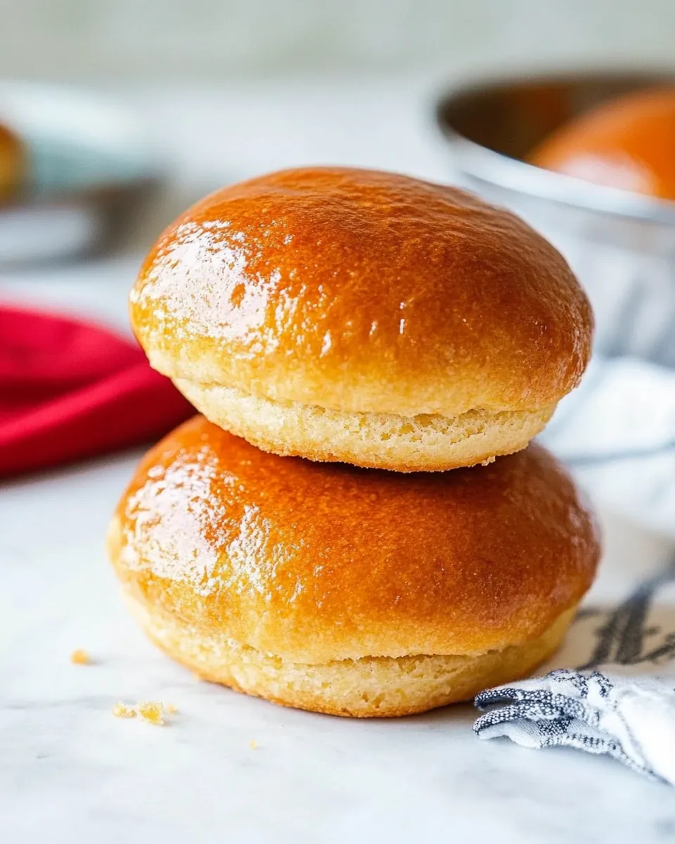 Salted Honey Butter Cornbread Brioche Burger Buns