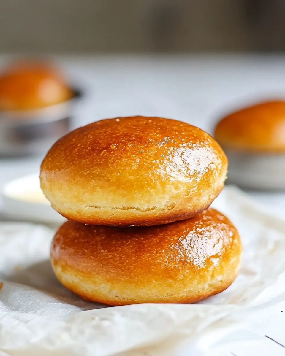 Salted Honey Butter Cornbread Brioche Burger Buns