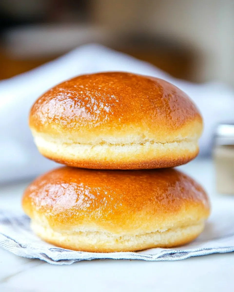 Salted Honey Butter Cornbread Brioche Burger Buns