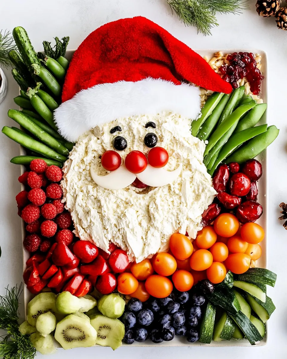 Santa Veggie Tray
