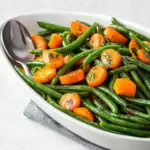 Sautéed Green Beans with Persimmons