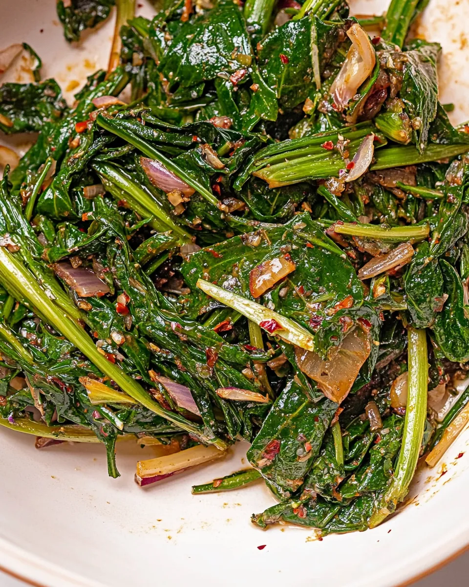 Sautéed Italian Dandelion Greens