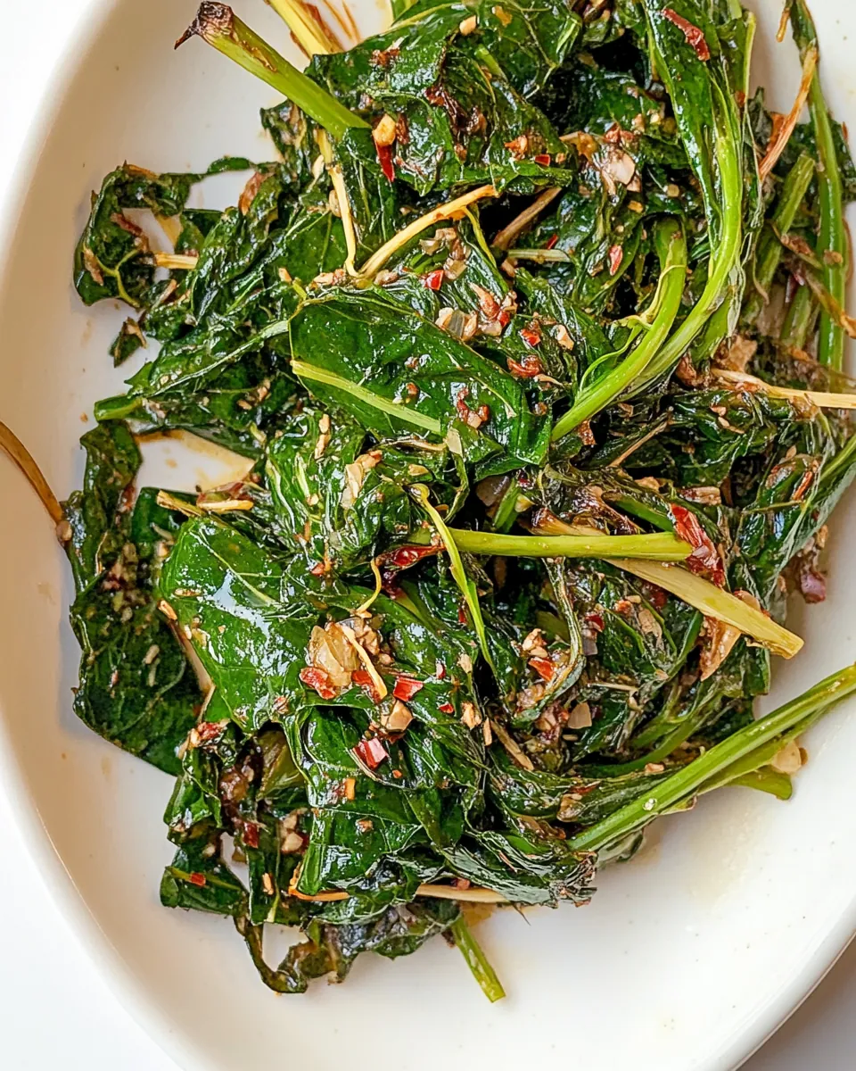 Sautéed Italian Dandelion Greens