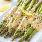 Sauteed Asparagus with Lemon Cream Sauce