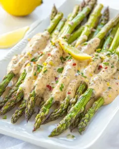 Sauteed Asparagus with Lemon Cream Sauce