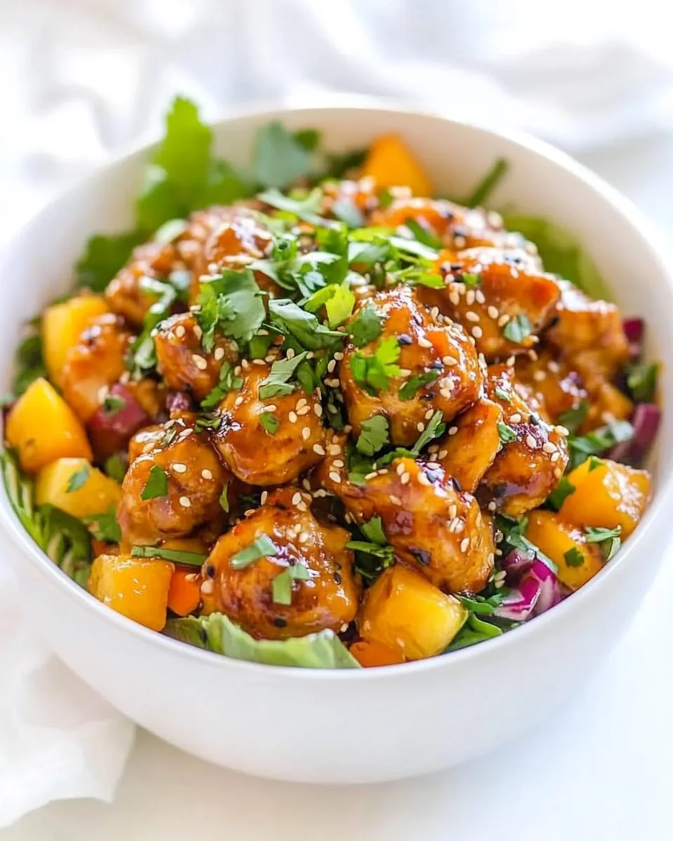 Sesame Mango Chicken