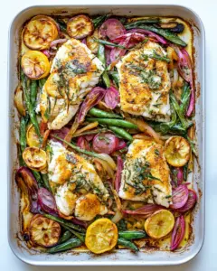 Sheet Pan Baked Miso Cod with Veggies