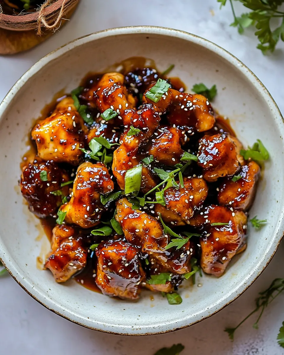Sheet Pan Sticky Sweet and Sour Chicken