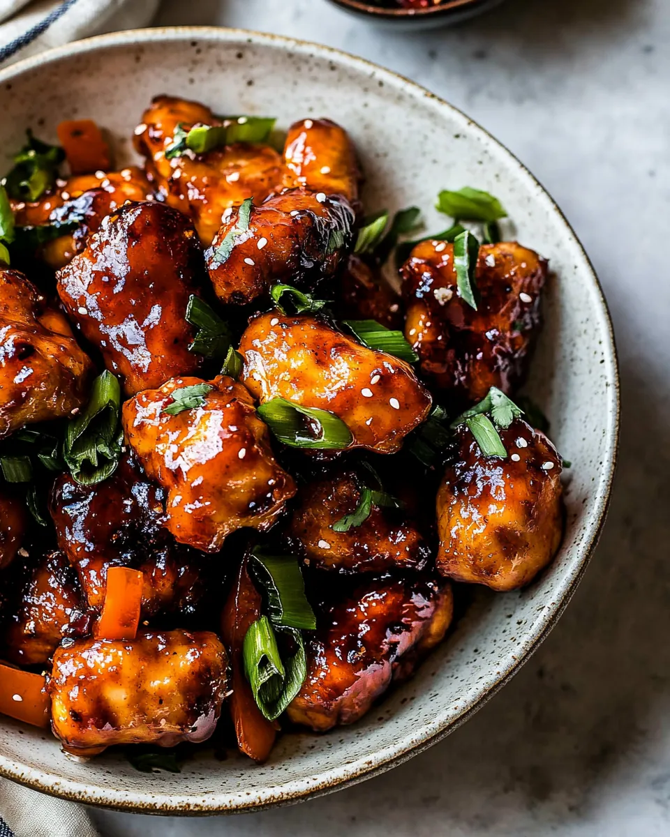 Sheet Pan Sticky Sweet and Sour Chicken