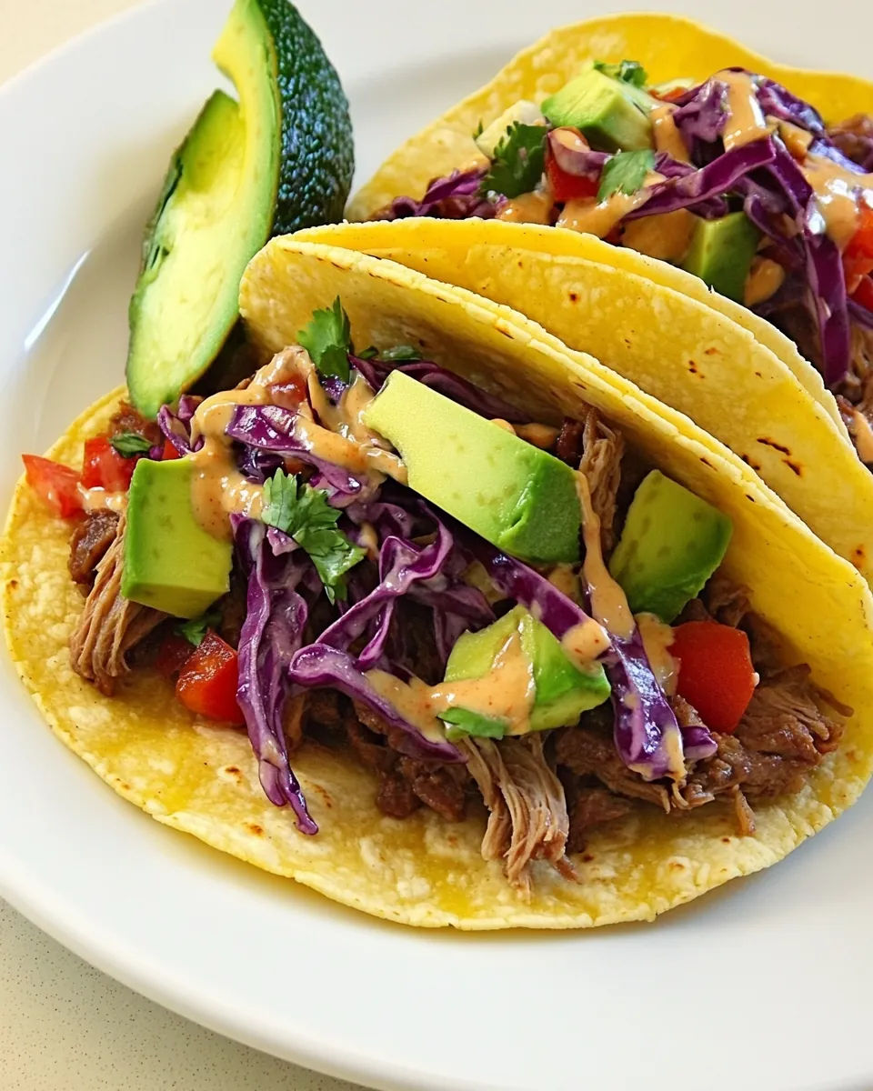 Shredded Beef Tacos