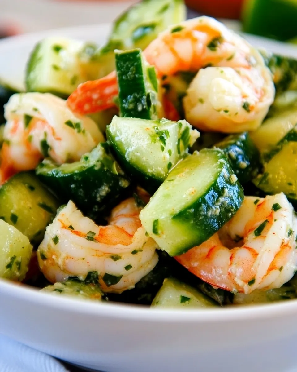 Shrimp Cucumber Salad
