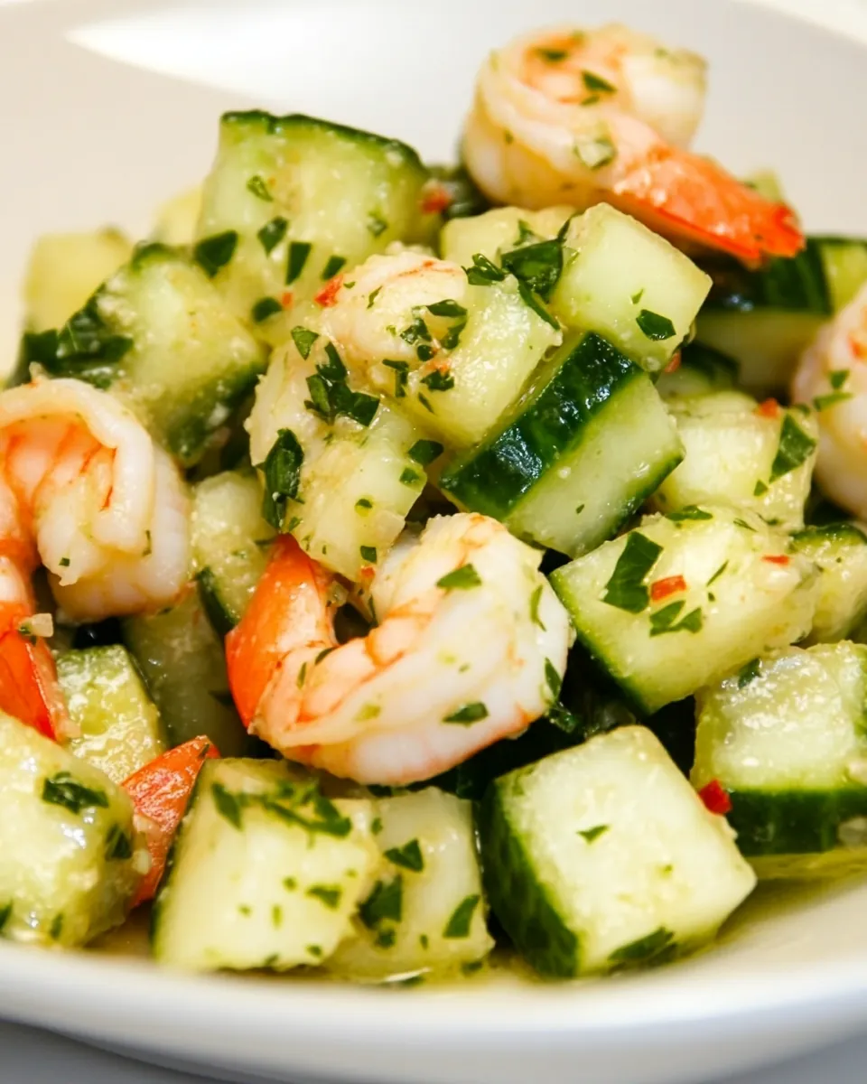 Shrimp Cucumber Salad