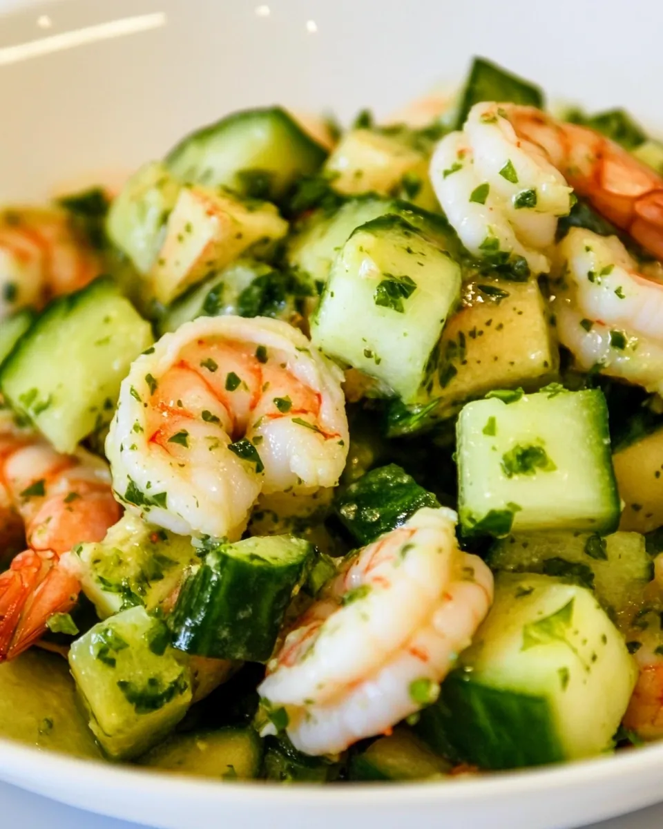 Shrimp Cucumber Salad