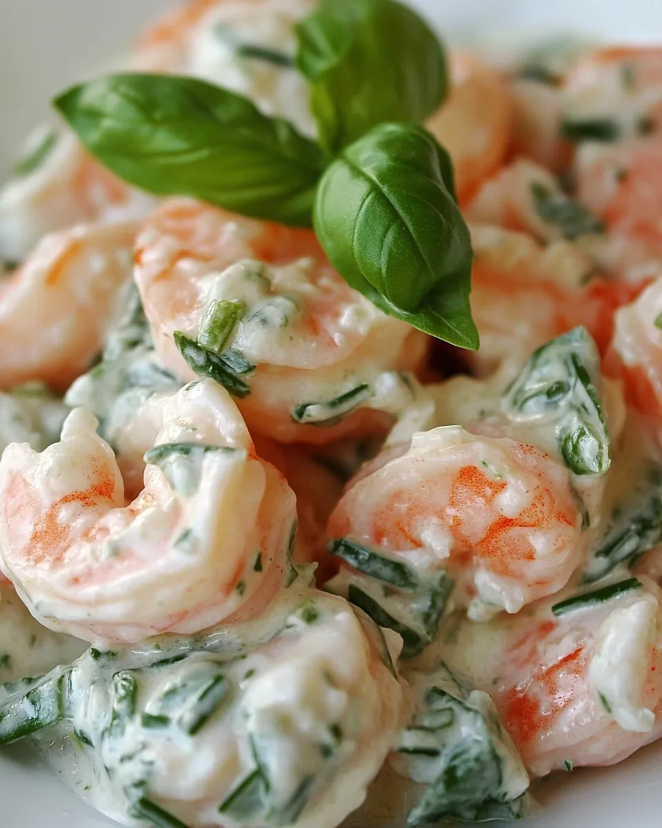 Shrimp Salad with Basil and Chives