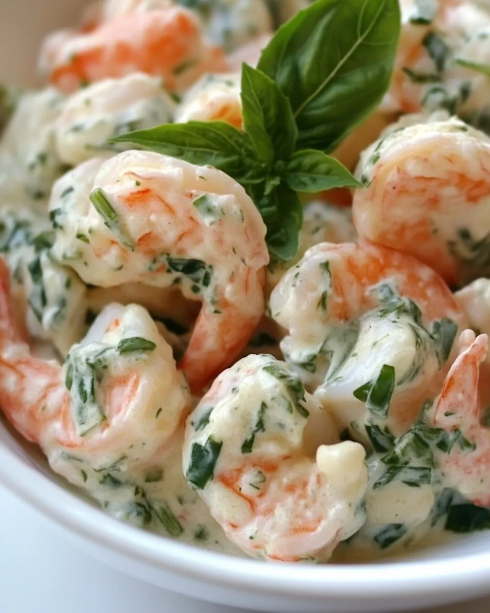 Shrimp Salad with Basil and Chives