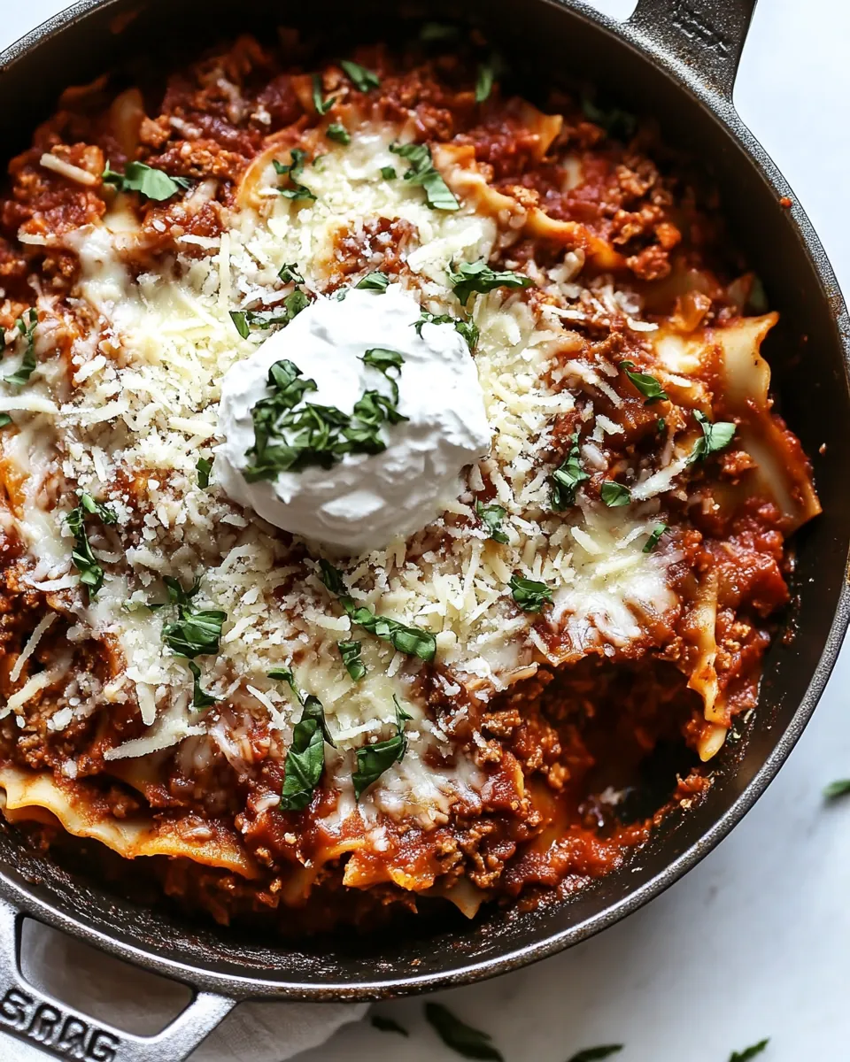 Skillet Lasagna
