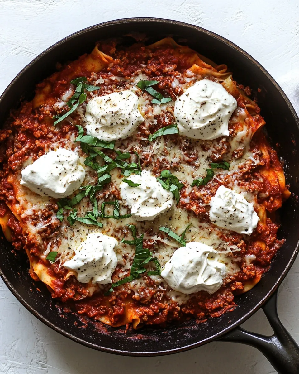 Skillet Lasagna
