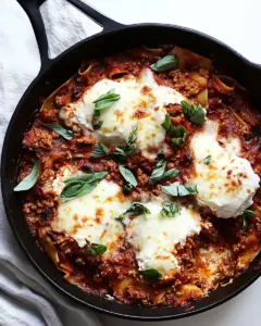 Skillet Lasagna