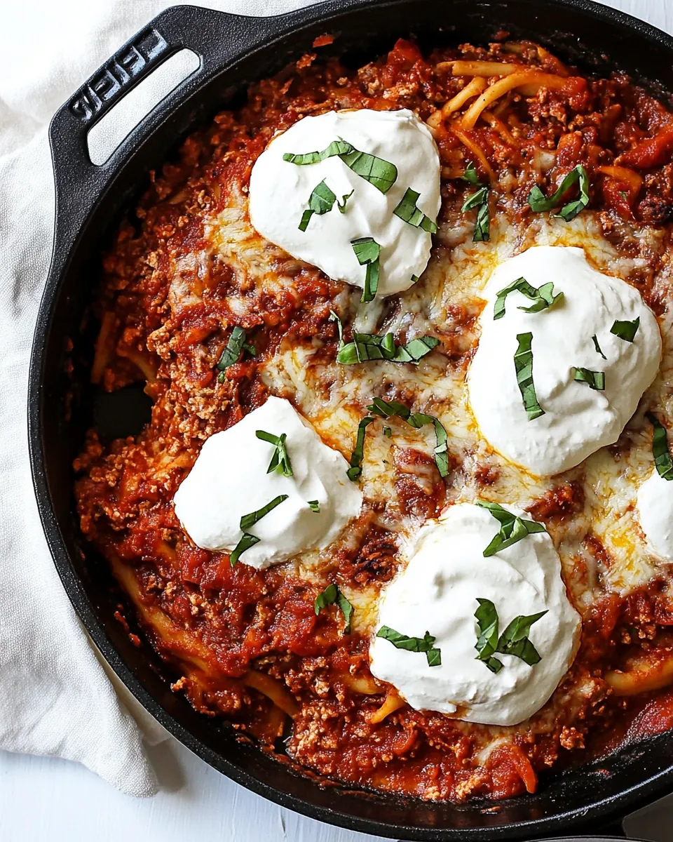 Skillet Lasagna