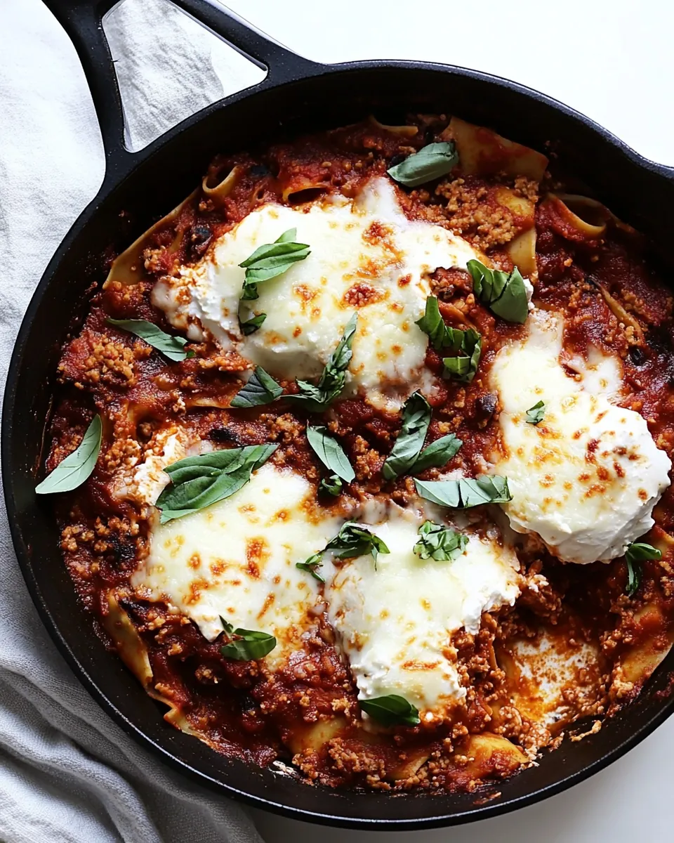 Skillet Lasagna