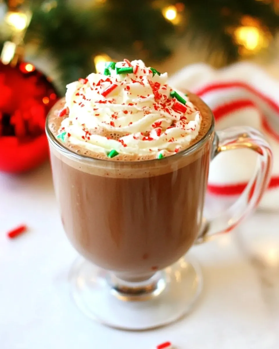 Skinny Peppermint Mocha Latte