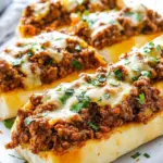Sloppy Joe Garlic Bread