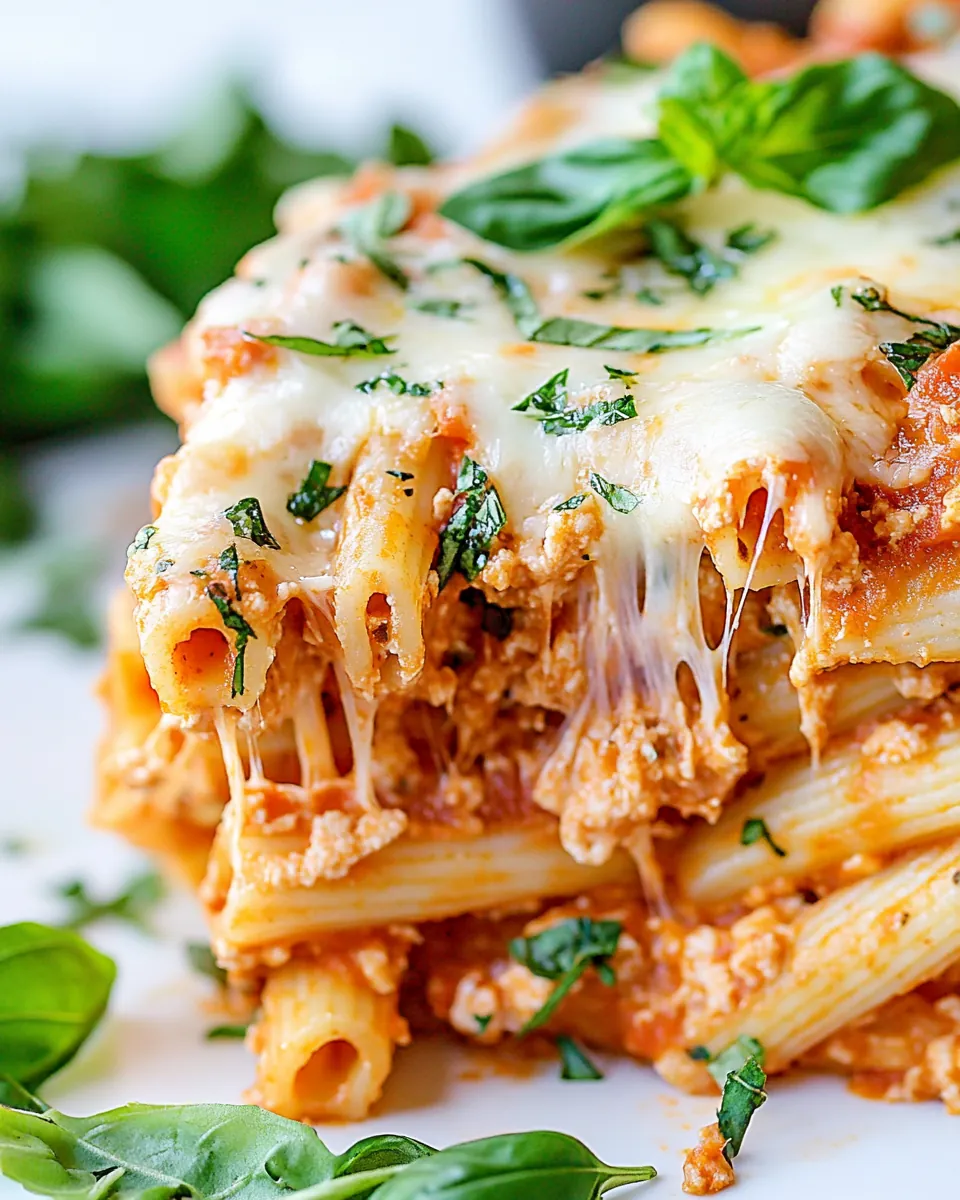 Slow Cooker Baked Ziti
