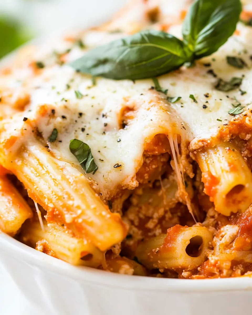 Slow Cooker Baked Ziti
