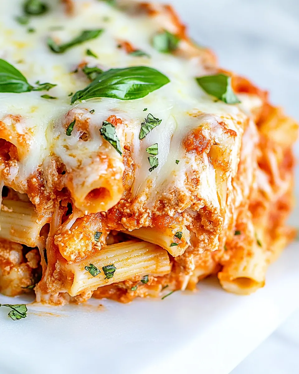 Slow Cooker Baked Ziti