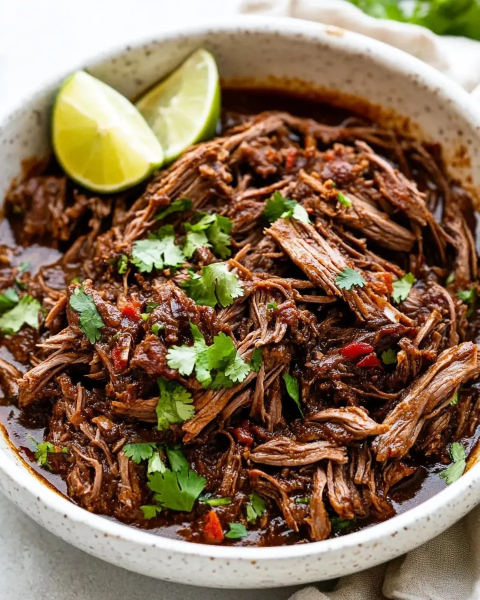 Slow Cooker Barbacoa Beef