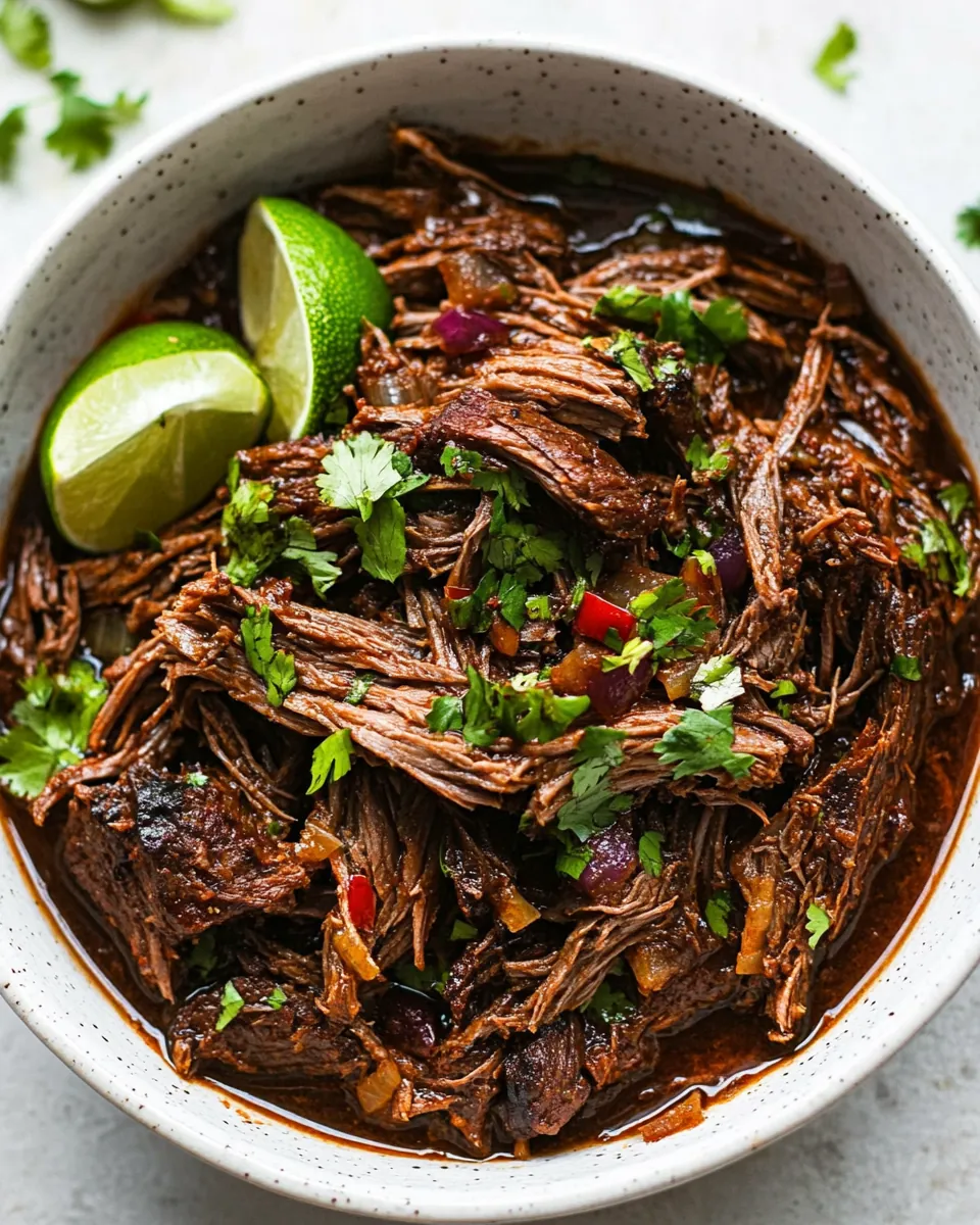 Slow Cooker Barbacoa Beef