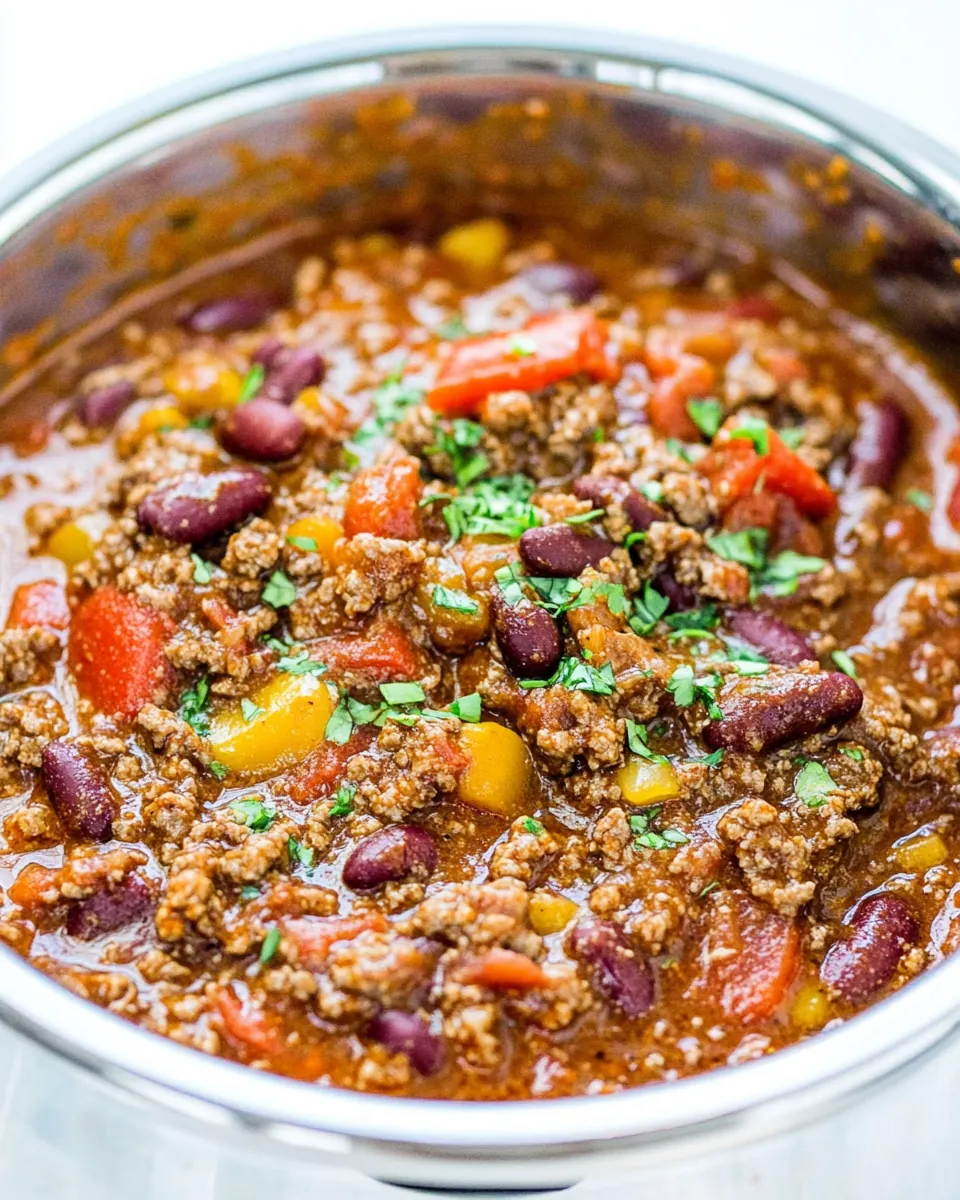 Slow Cooker Beef Chili