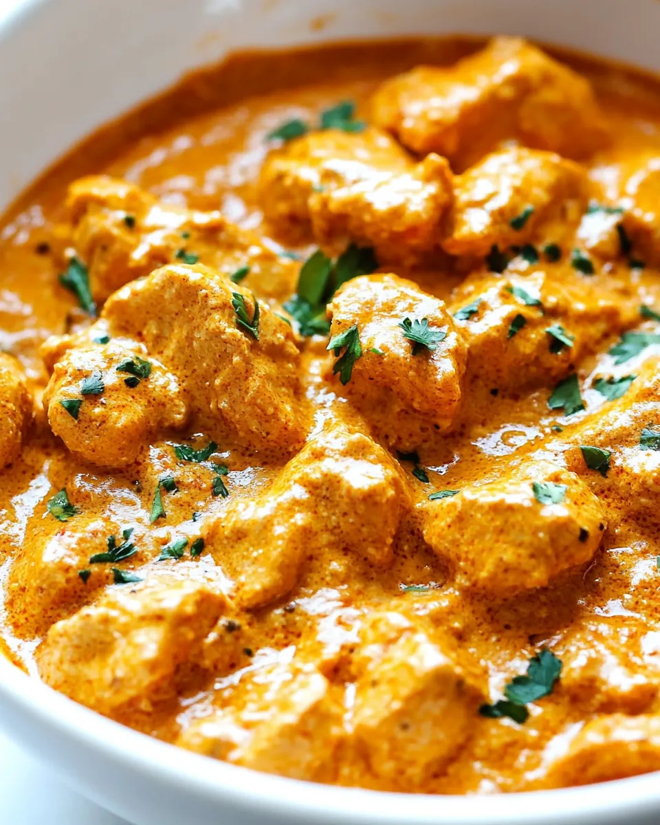 Slow Cooker Butter Chicken