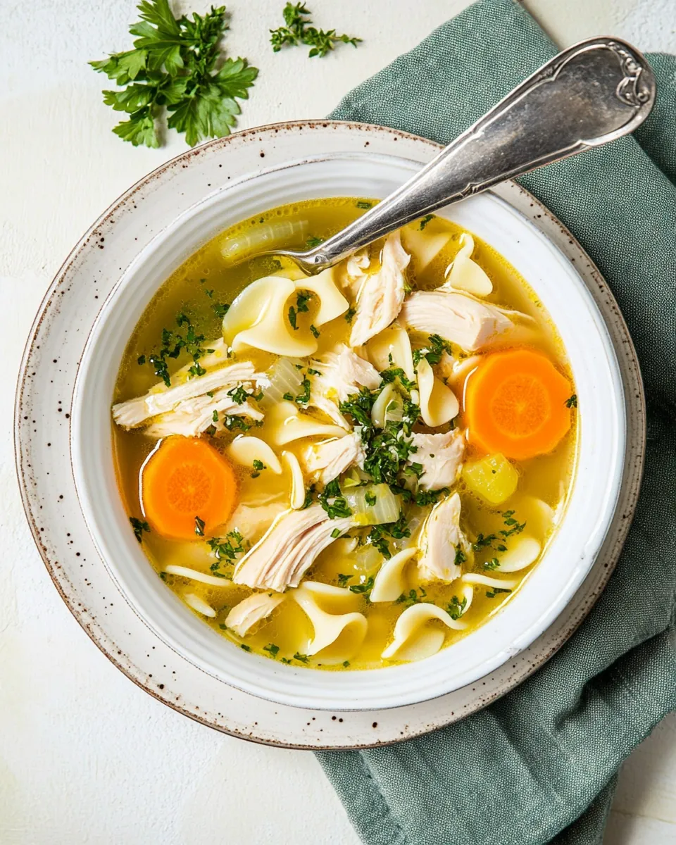 Slow Cooker Chicken Noodle Soup