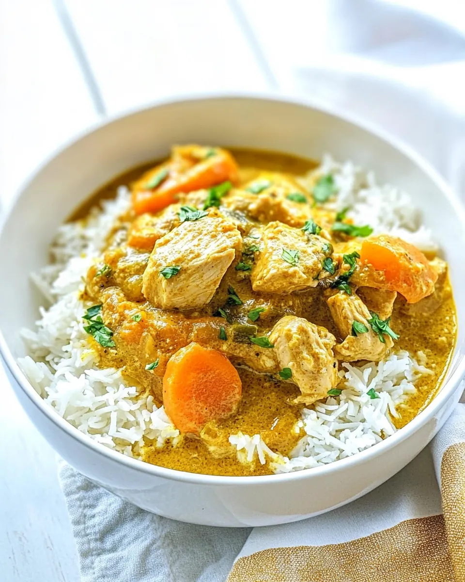 Slow Cooker Coconut Chicken Curry