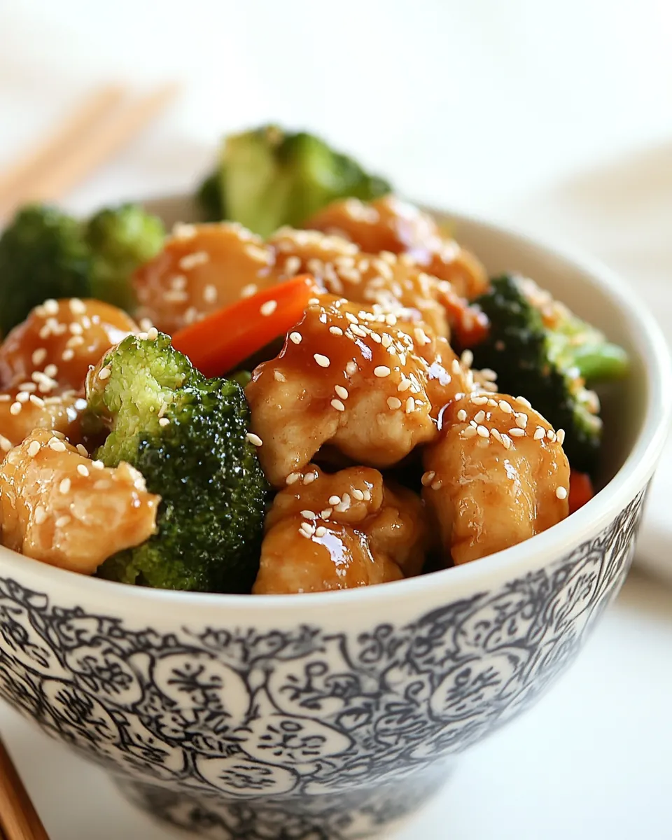 Slow Cooker Honey Sesame Chicken