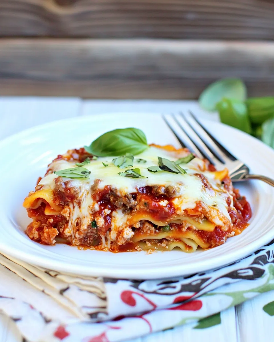 Slow Cooker Lasagna