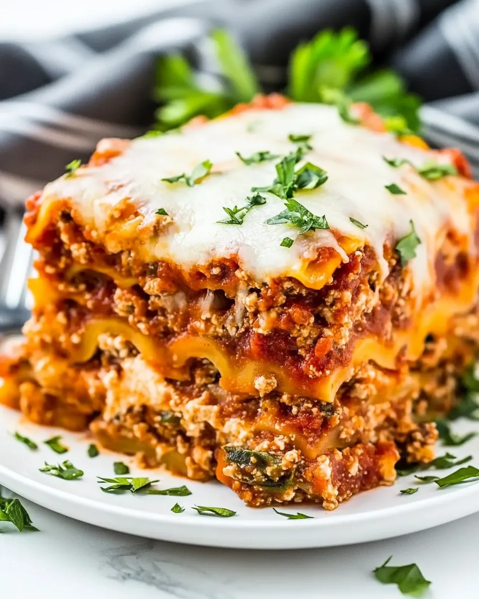Slow Cooker Lasagna