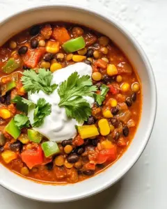 Slow Cooker Lentil Chili
