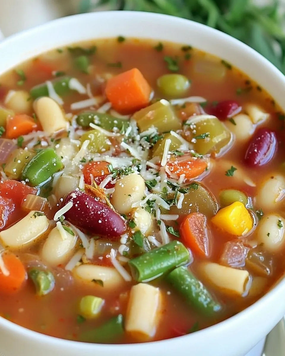 Slow Cooker Minestrone Soup