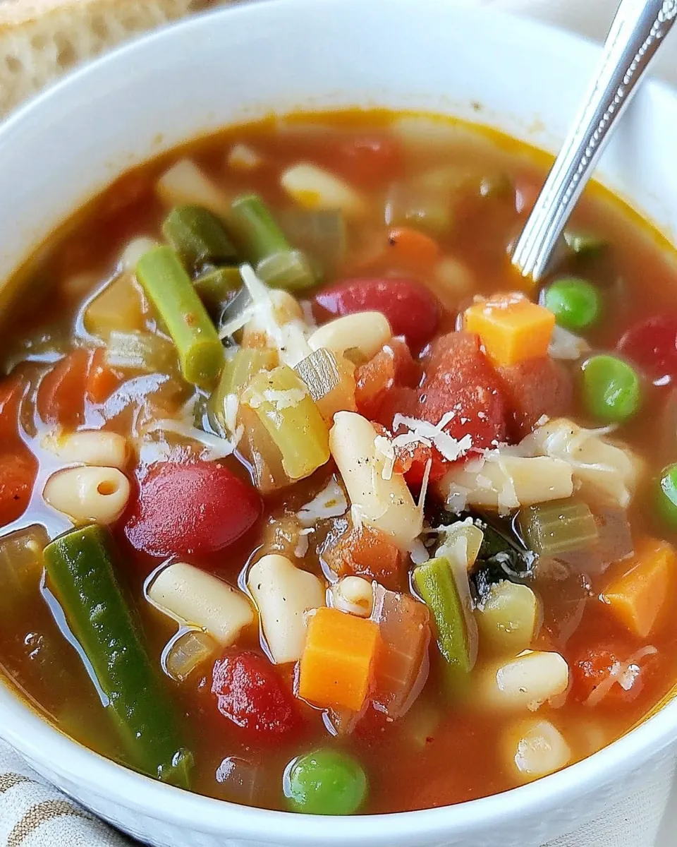 Slow Cooker Minestrone Soup