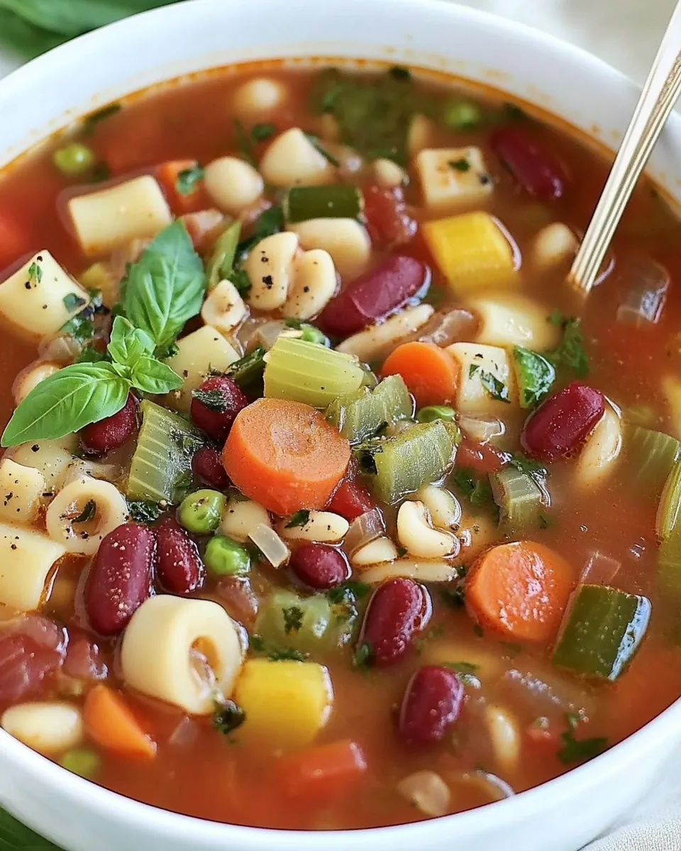 Slow Cooker Minestrone Soup