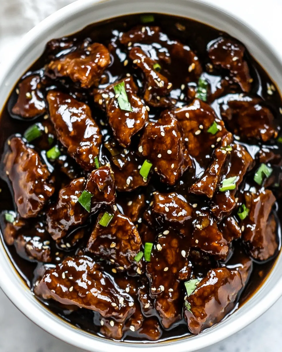 Slow Cooker Mongolian Beef