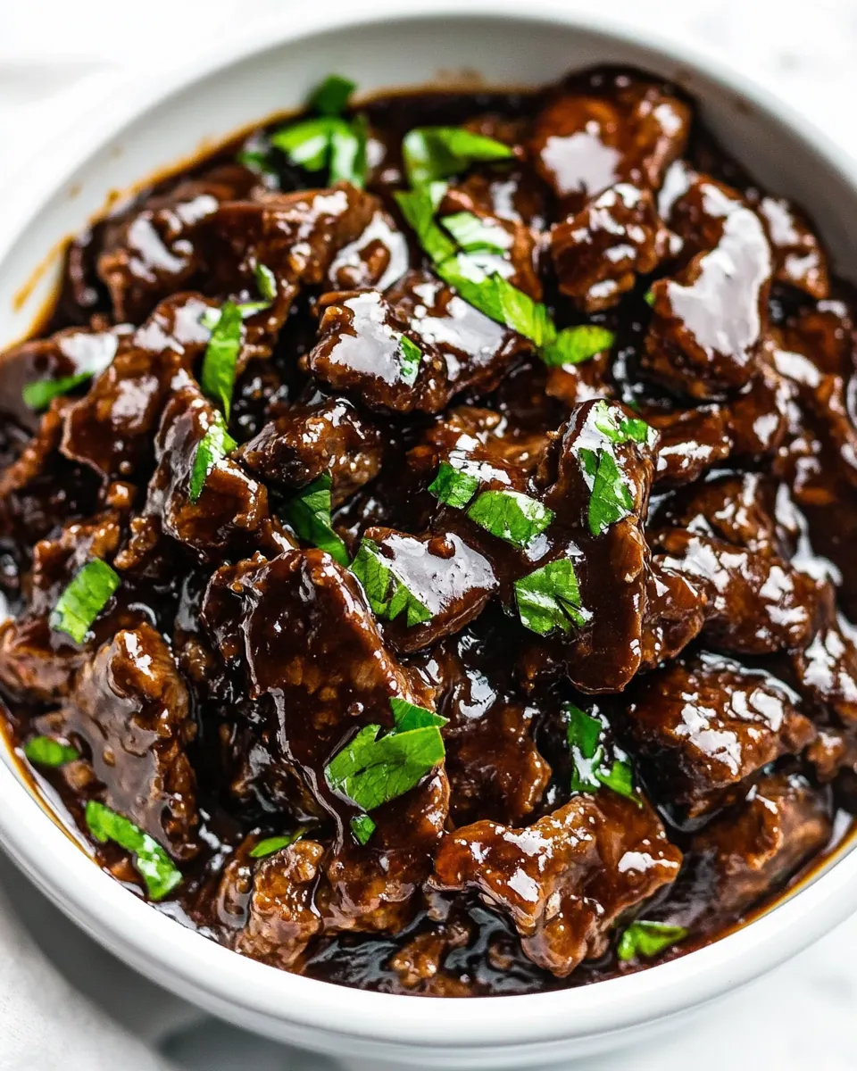 Slow Cooker Mongolian Beef