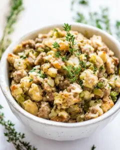 Slow Cooker Sausage Stuffing